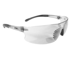 Safety Glasses, Body Armor 3200 Series, Clear Frame, Clear 1.5 Lens - Latex, Supported